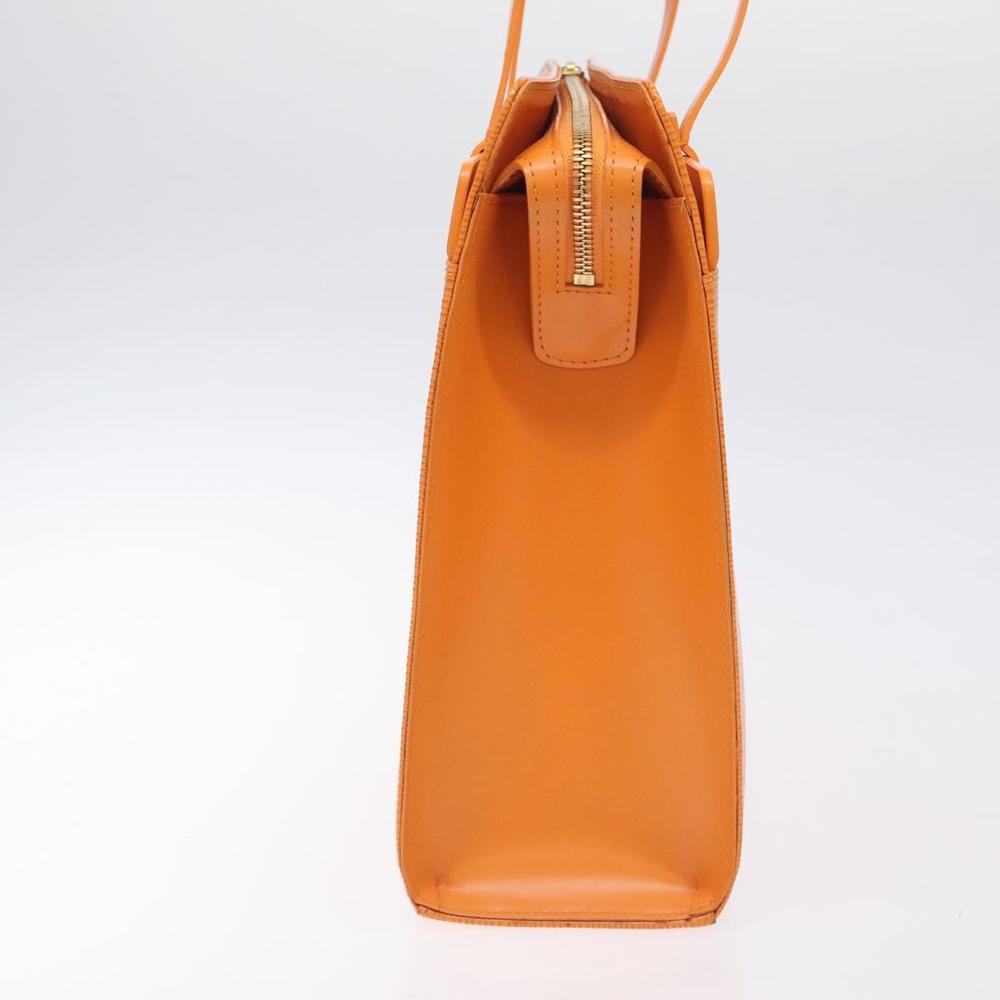LOUIS VUITTON Epi Croisette PM Tote Bag Orange Mandarin M5249H LV Auth 126209 - Picture 4 of 16